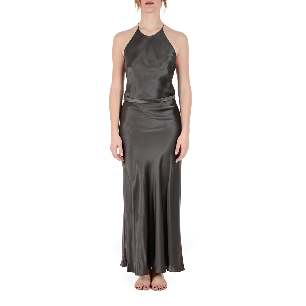 La Perla Top Womens Night Gown Dark Grey