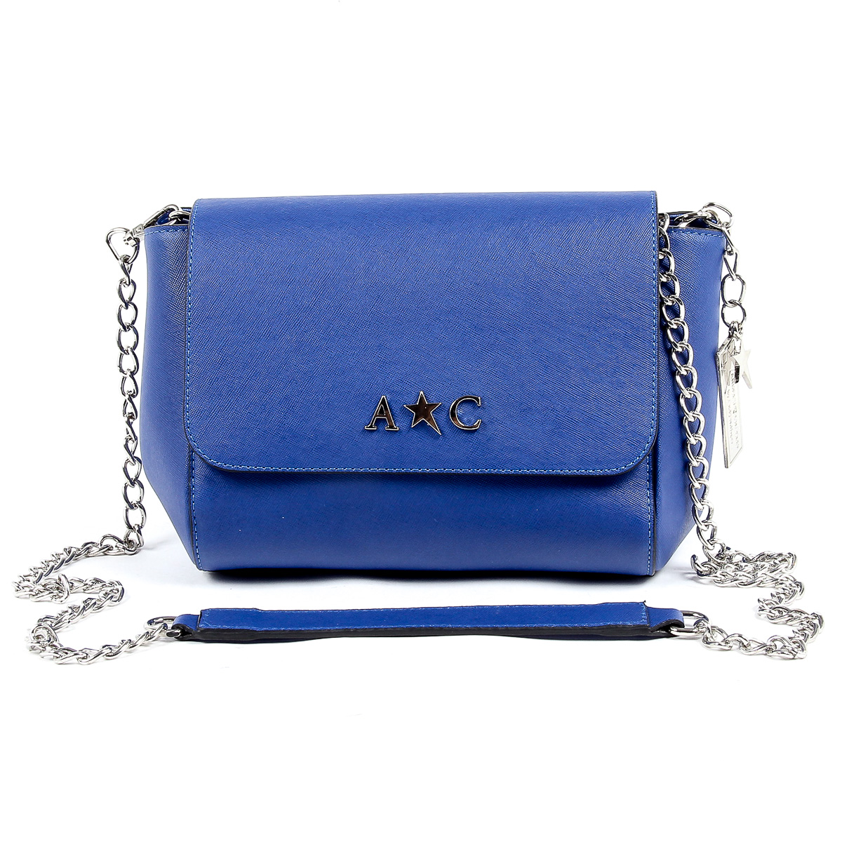 Andrew Charles Womens Handbag Blue VERA