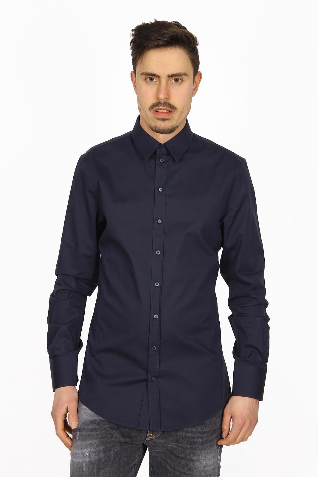 Camisa Dolce & Gabbana de manga larga para hombre G5CP6T FUEAJ B0711