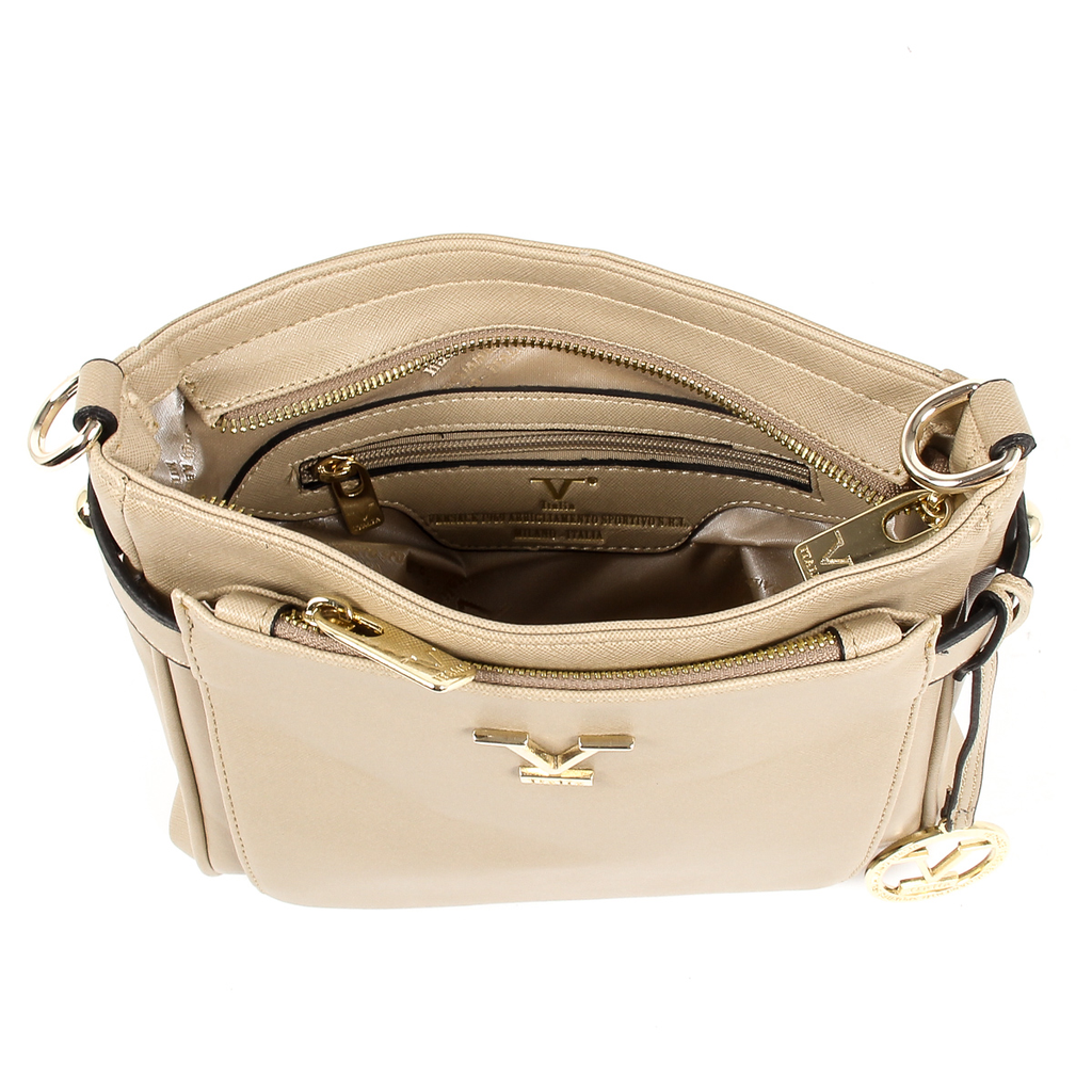 V 1969 Italia Womens Shoulder Bag Beige MONICA