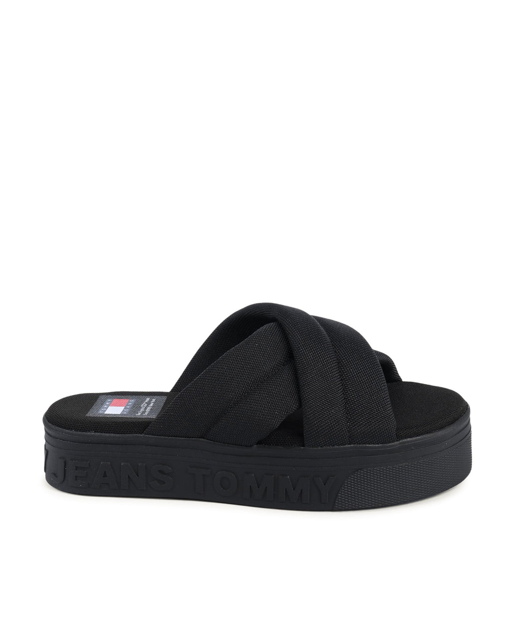 Sandalia Tommy Hilfiger para mujer negra EN0EN02465BDS