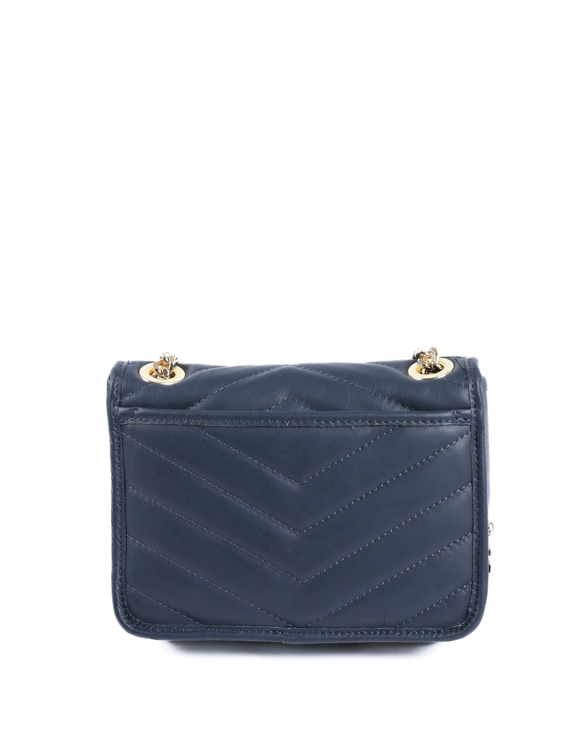 Bolso de mano para mujer V Italia 10507 AZUL SALVAJE MARINO