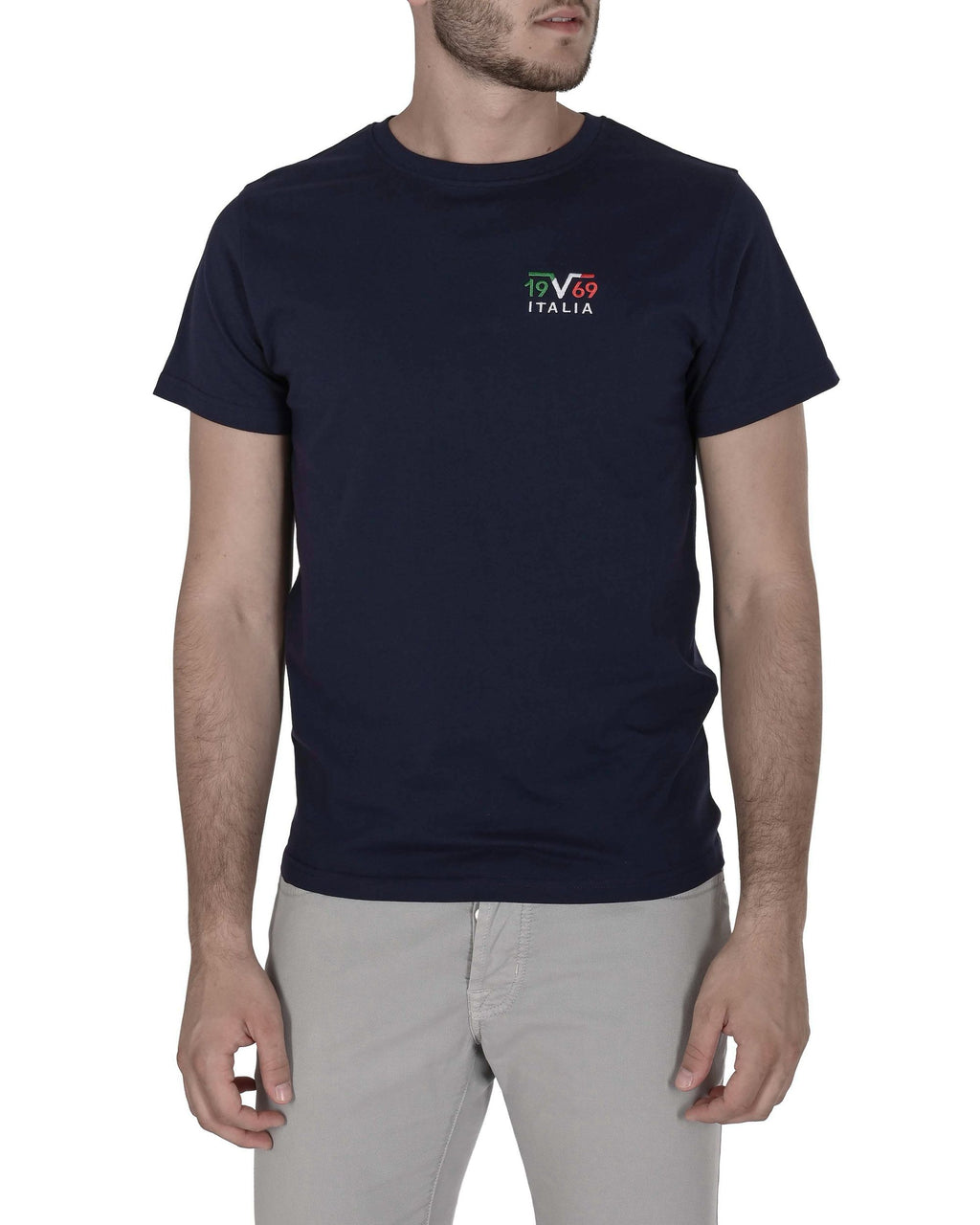 19V69 Italia Mens T-Shirt VSC1MTS03 NAVY