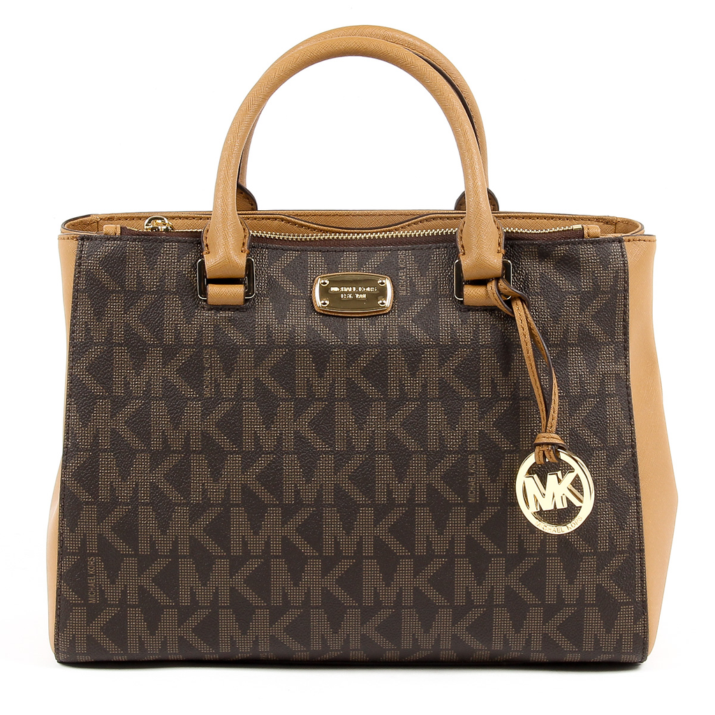 Michael Kors Womens Handbag KELLEN 35S7GSOS2B BRN ACORN