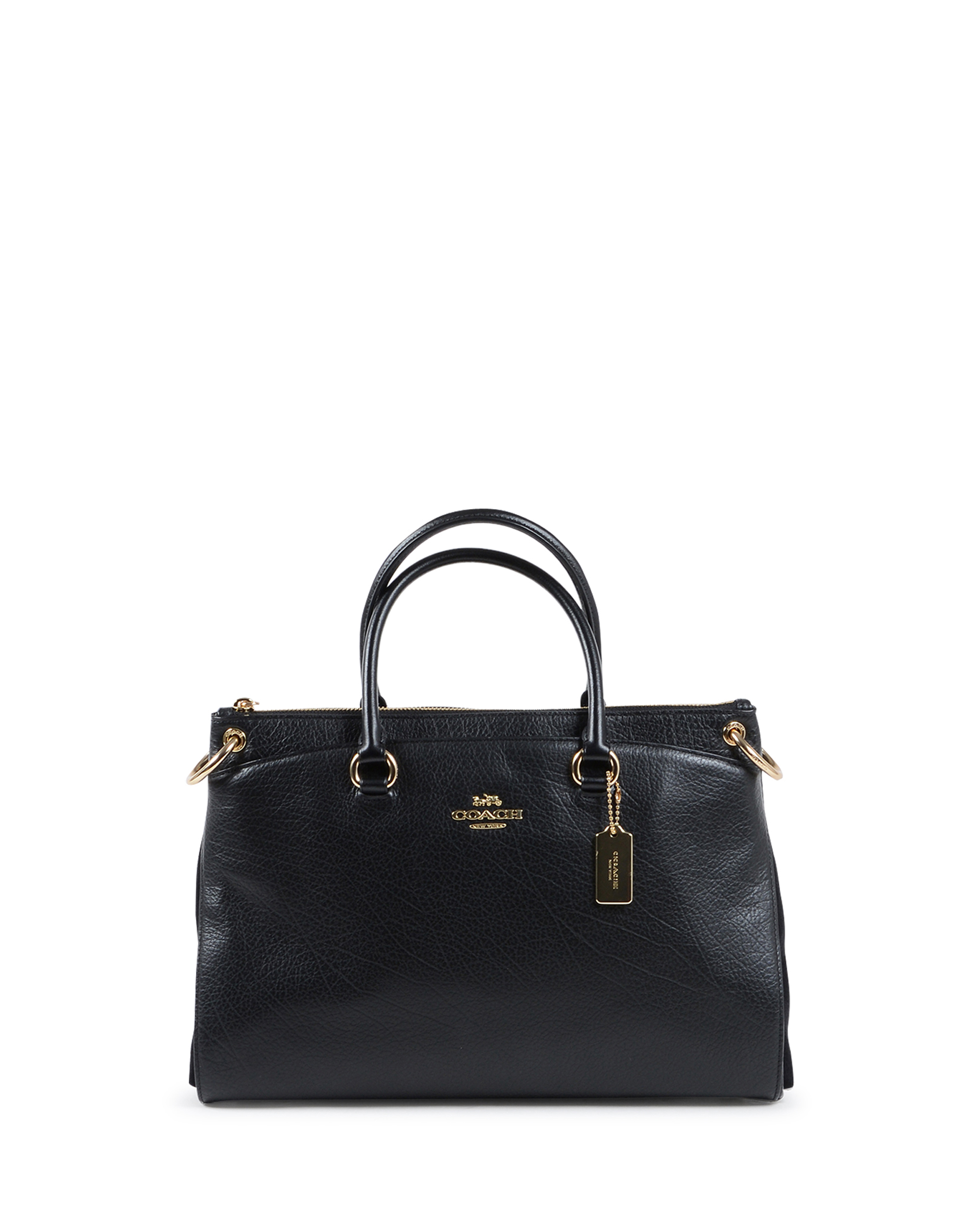 Bolso de mano Coach para mujer, color negro, F78750 NERO