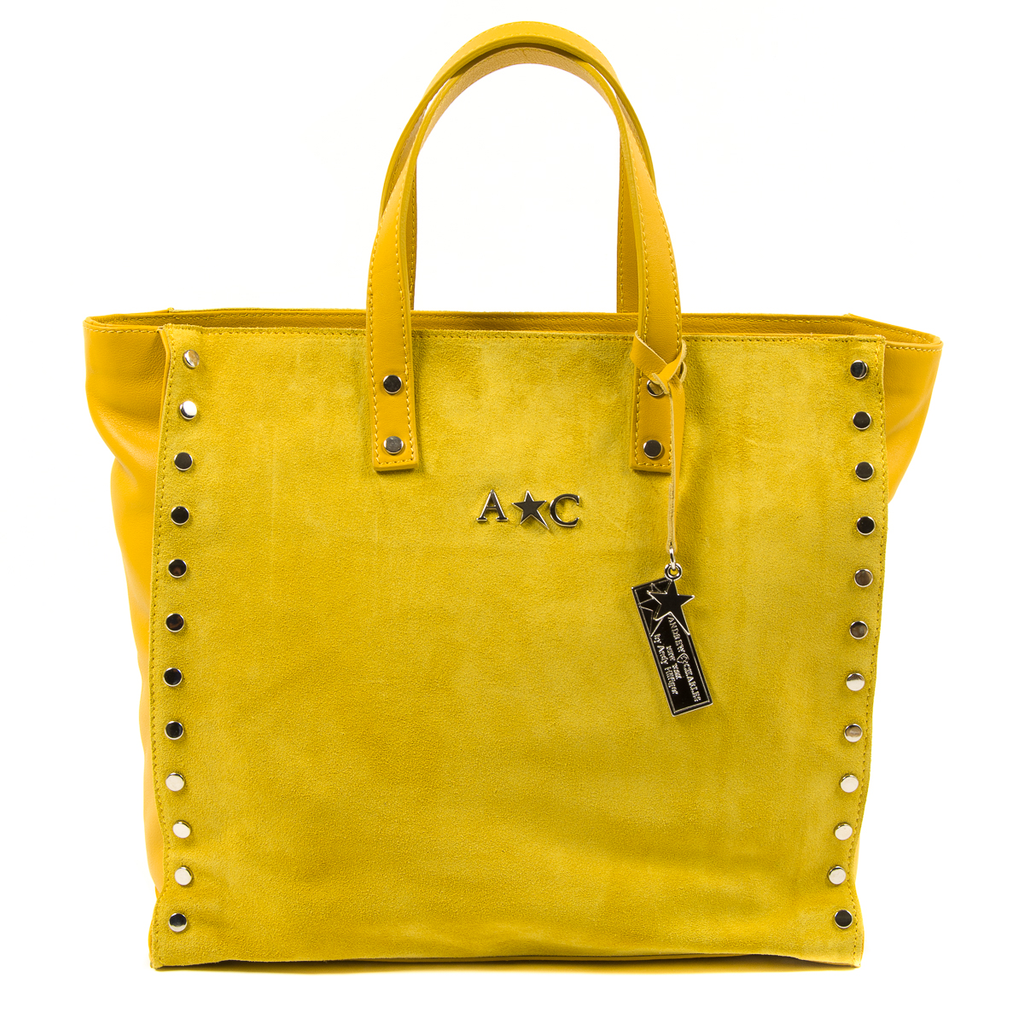Bolso de mano para mujer Andrew Charles amarillo JENNER