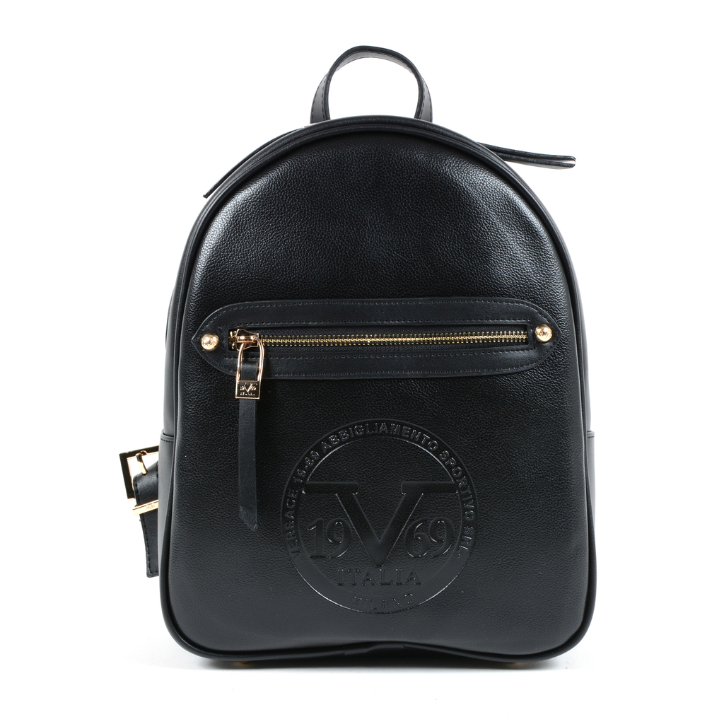 V 1969 Italia Womens Backpack Black SANTORINI