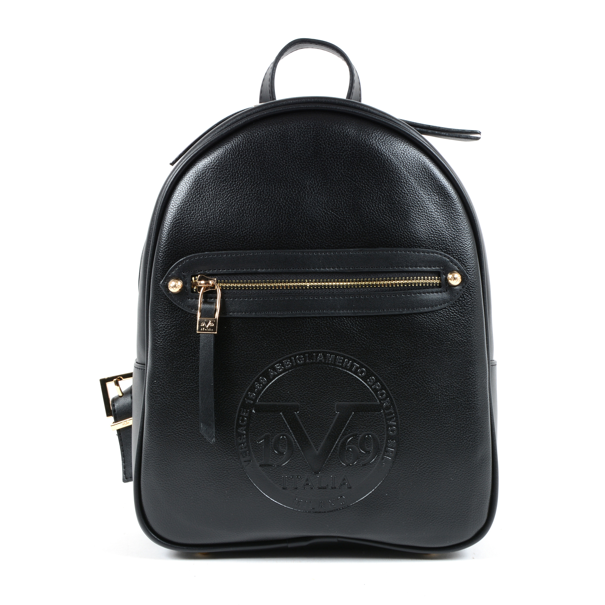 V 1969 Italia Womens Backpack Black SANTORINI