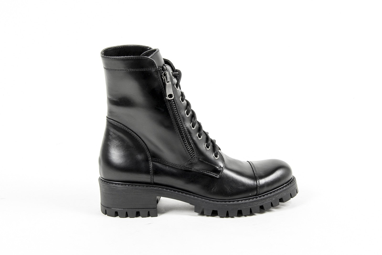 Bota corta Mujer V 1969 Italia B1476 VITELLO NERO