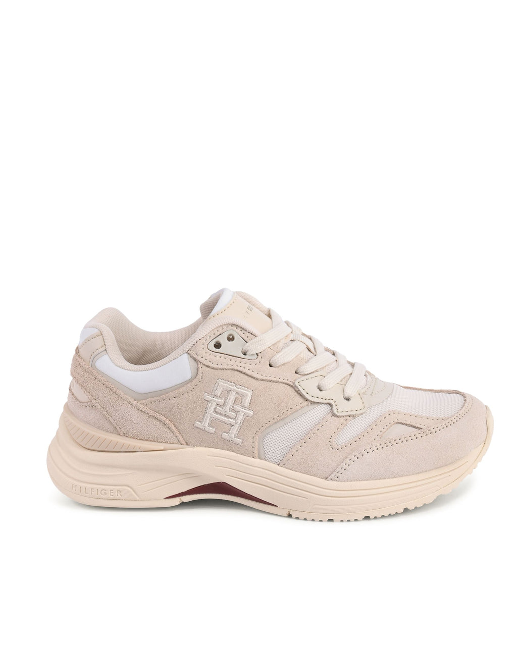 Zapatillas Tommy Hilfiger para mujer en beige FW0FW06600AA8