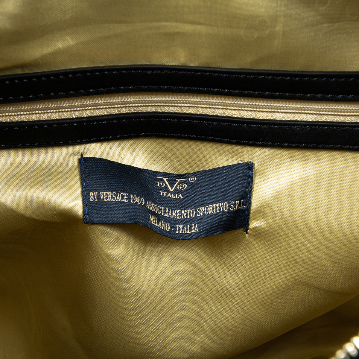 Bolso de mano para mujer V 1969 Italia negro ROBERTA