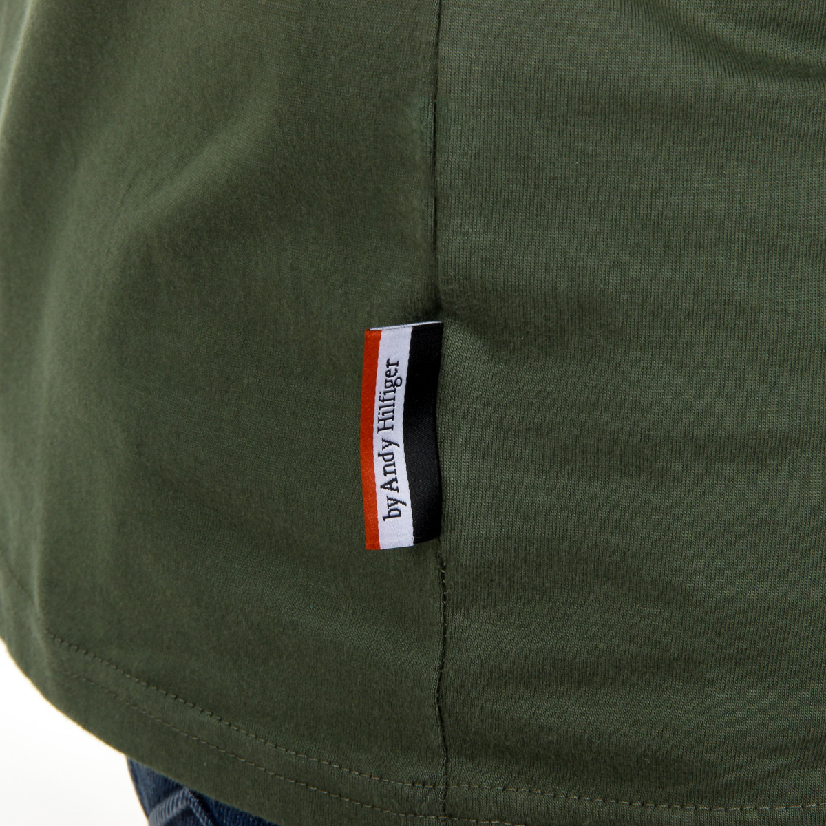 Camiseta Andrew Charles para hombre, manga corta, cuello redondo, verde, KEITA