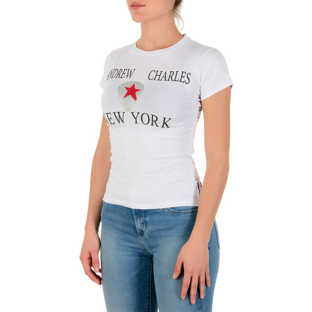 Camiseta para mujer Andrew Charles By Andy Hilfiger TS501 03 1002 TARANA BLANCA S14