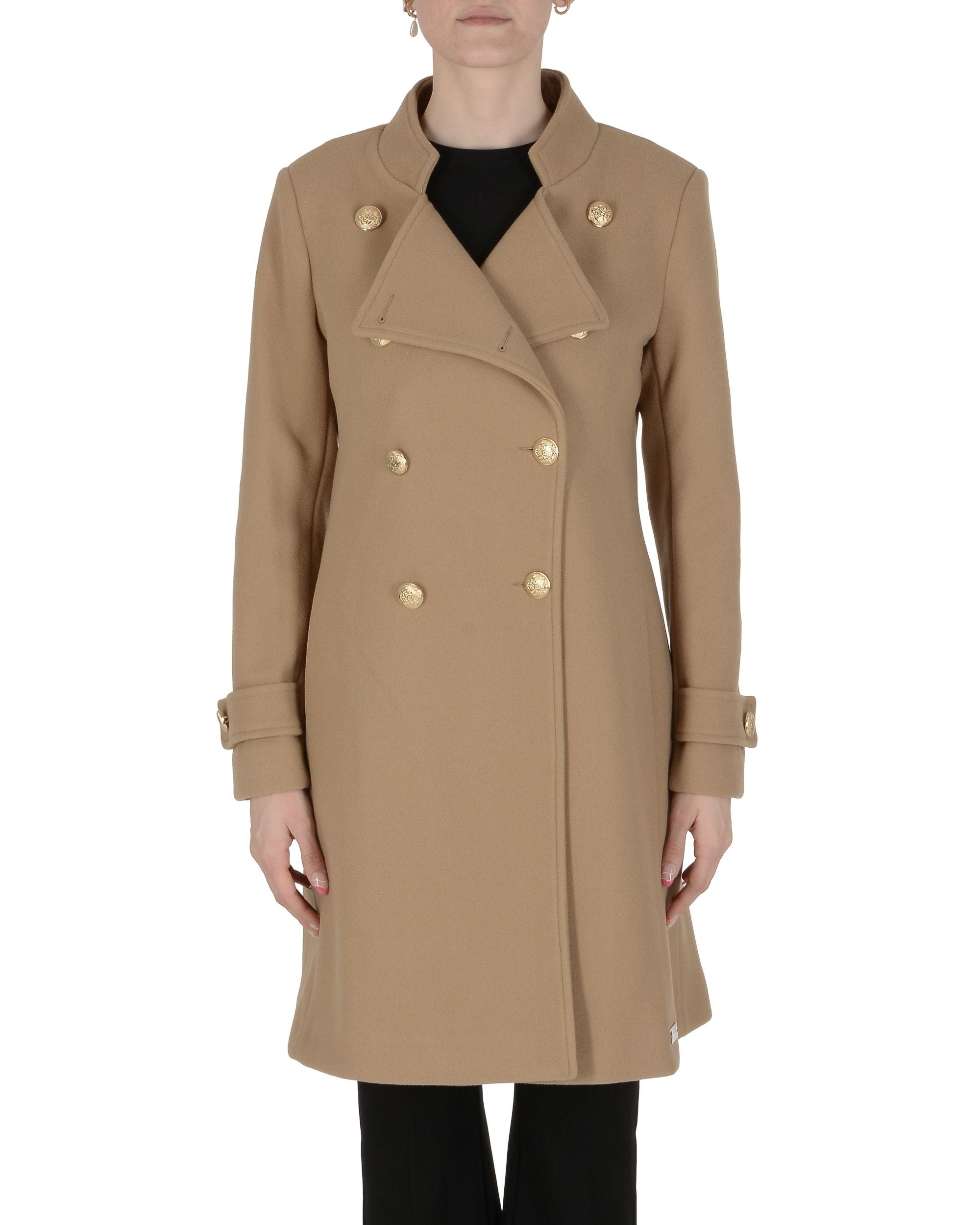 19V69 Italia Abrigo de mujer Camel ARMIE CAMEL