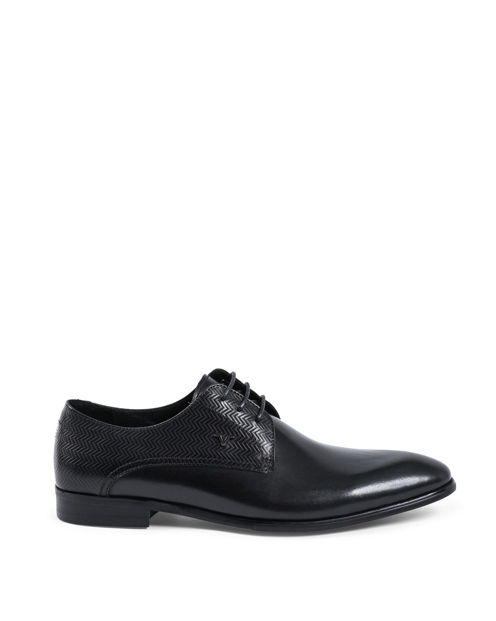 19V69 Italia Zapatos con cordones para hombre Negro YO 722-1-37 A NEGRO