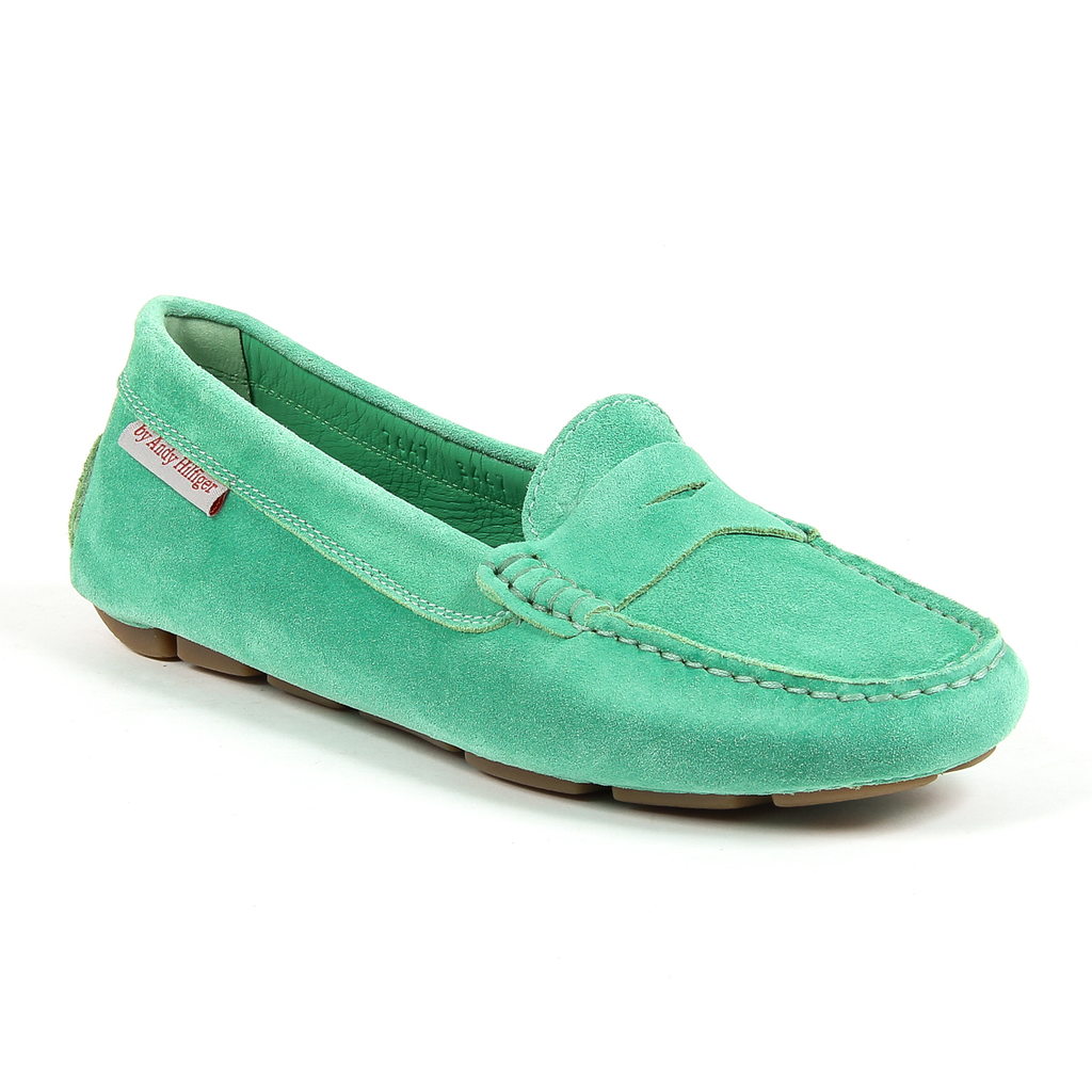 Mocasines Andrew Charles para mujer, color verde MAX