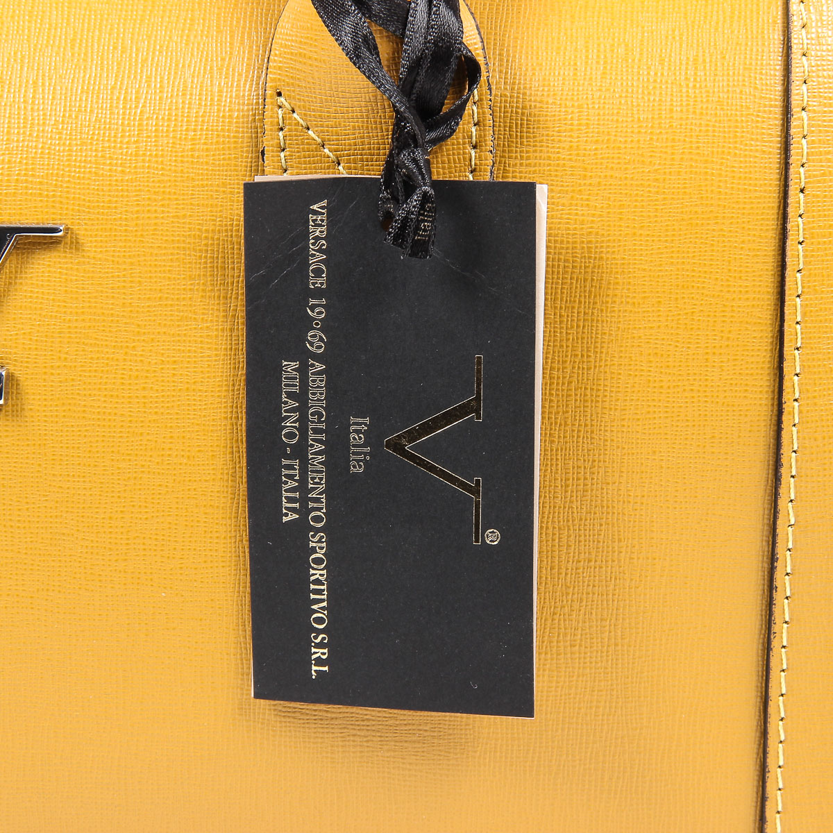 Bolso de mano para mujer V 1969 Italia V014-S SAFFIANO SENAPE V2