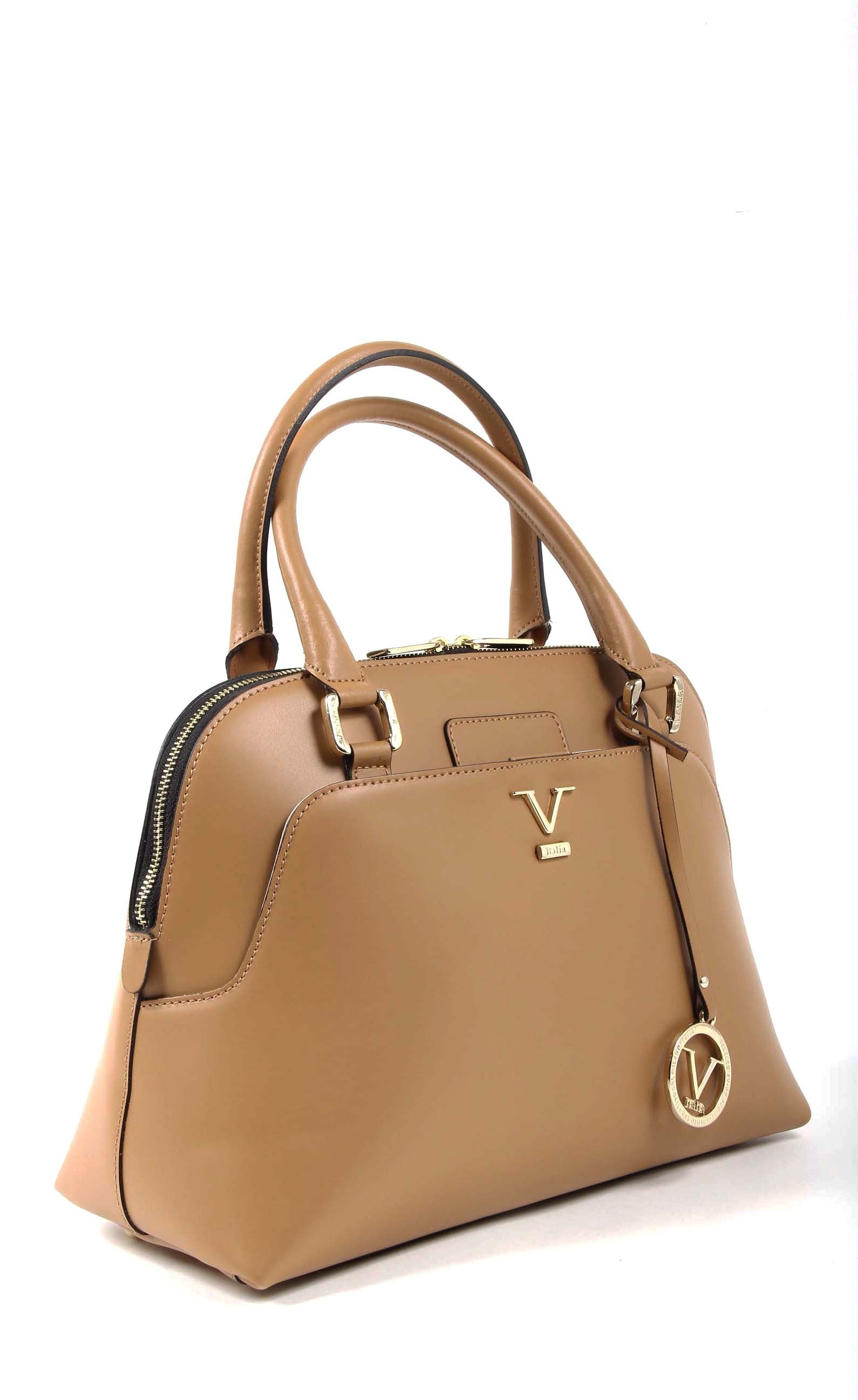 Bolso de Mujer V 1969 Italia C151-52 RUGA CUOIO