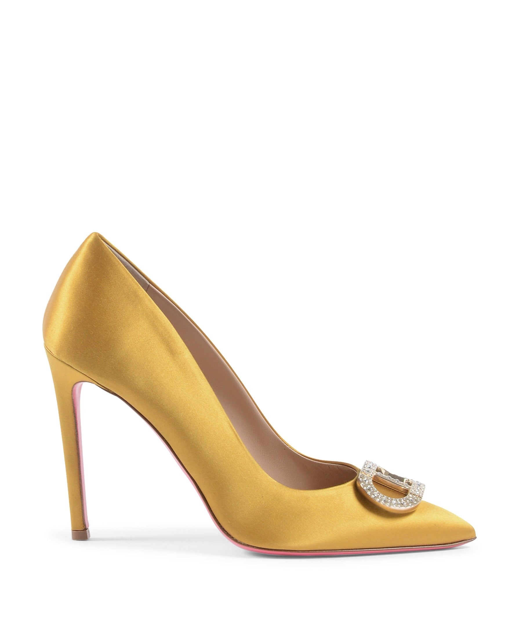 Zapatos de salón de satén de Cenicienta