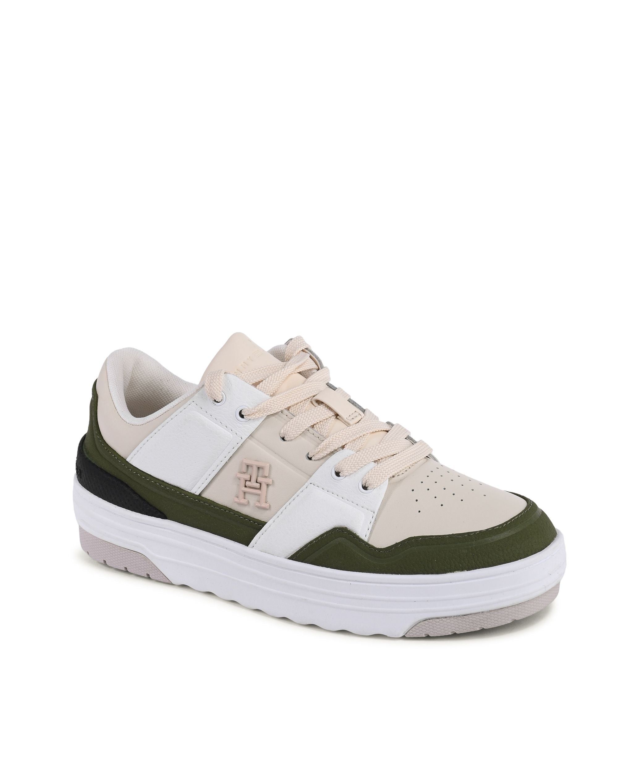 Zapatillas Tommy Hilfiger para mujer en beige FW0FW07309AA8