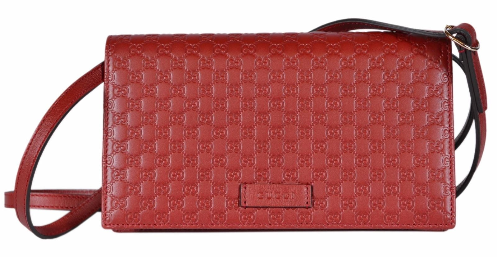 Bolso bandolera Gucci Guccissima rojo