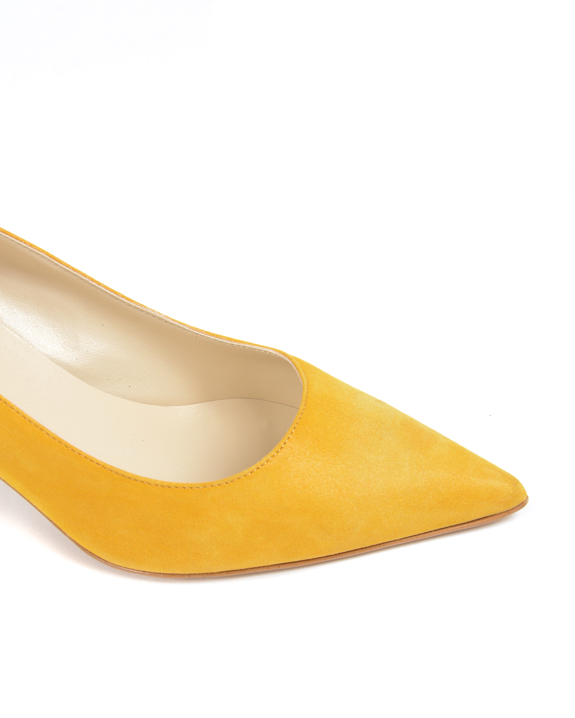 19V69 Italia Zapatos de salón para mujer amarillos DEC65 PELLE AMBER
