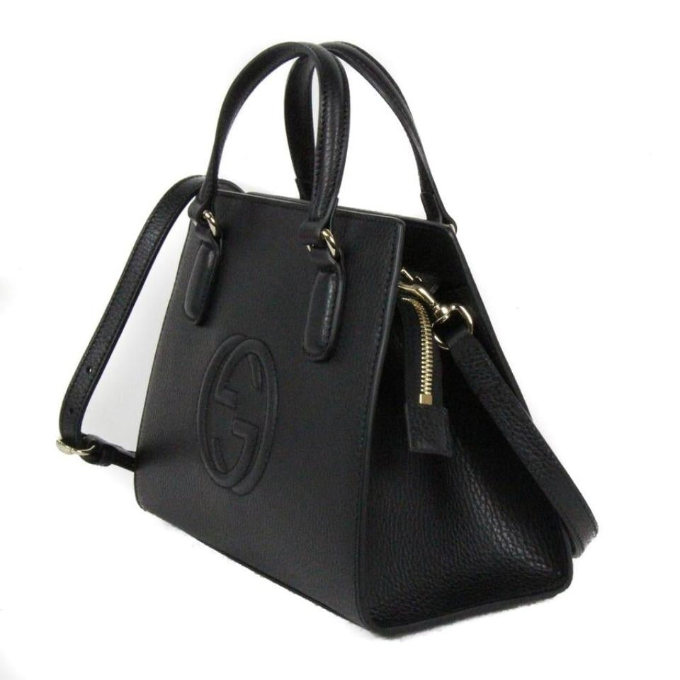 Bolso tote Gucci Soho de piel negro