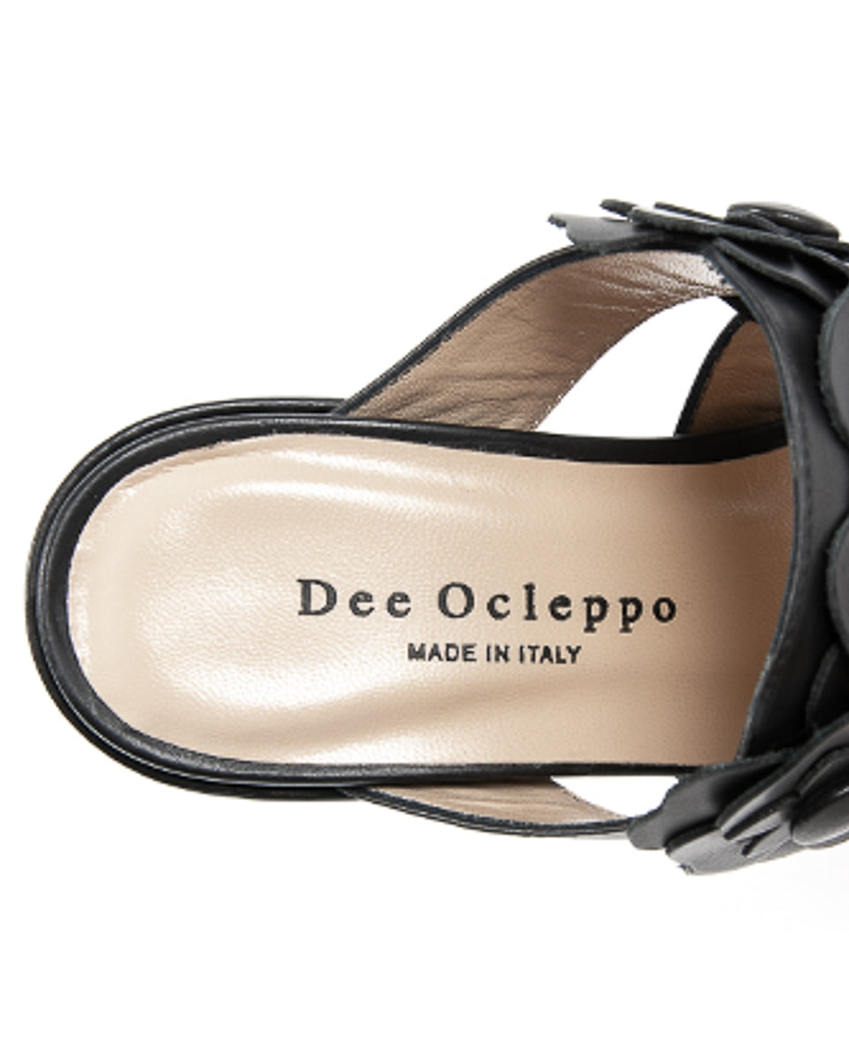 Sandalia Mujer Dee Ocleppo B3066DO VIT PERGAMENA NERO