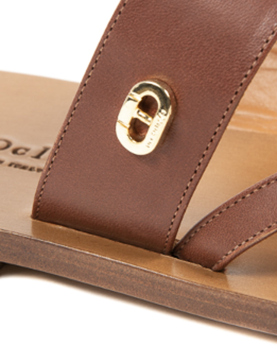 Sandalia para mujer Dee Ocleppo OC3503 VITELLO CUOIO