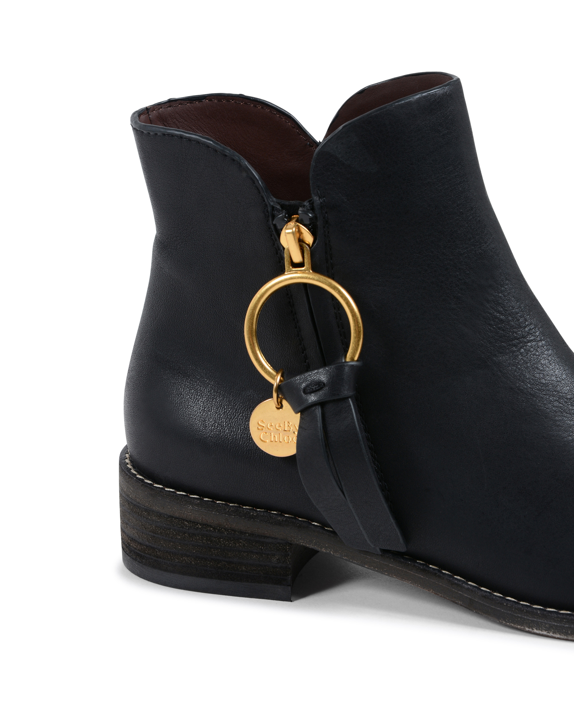 ChloÃ¨ Womens Ankle Boot Black SSB31147A NERO
