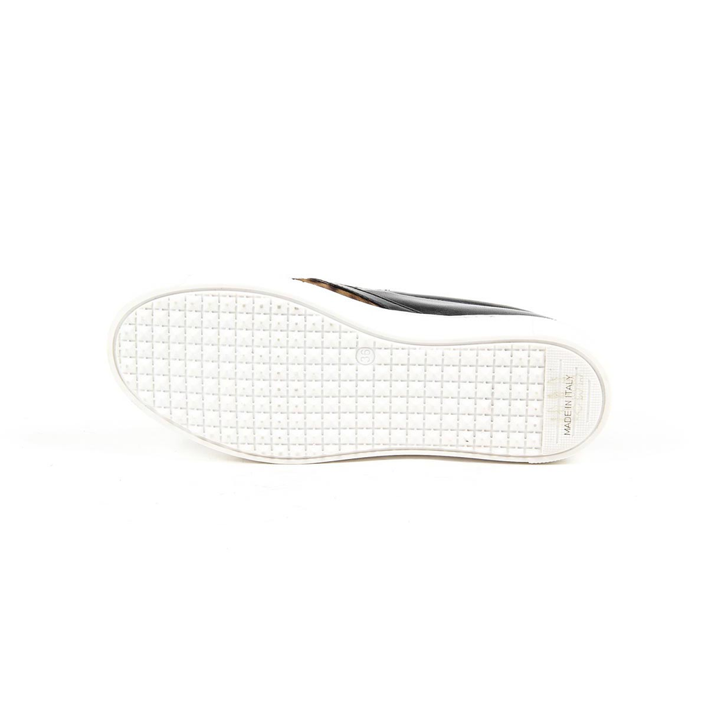 V 1969 Italia Zapatillas sin cordones para mujer 312090 PONY LEO/NAPPA NERO