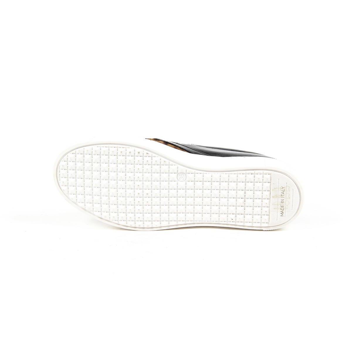 V 1969 Italia Zapatillas sin cordones para mujer 312090 PONY LEO/NAPPA NERO