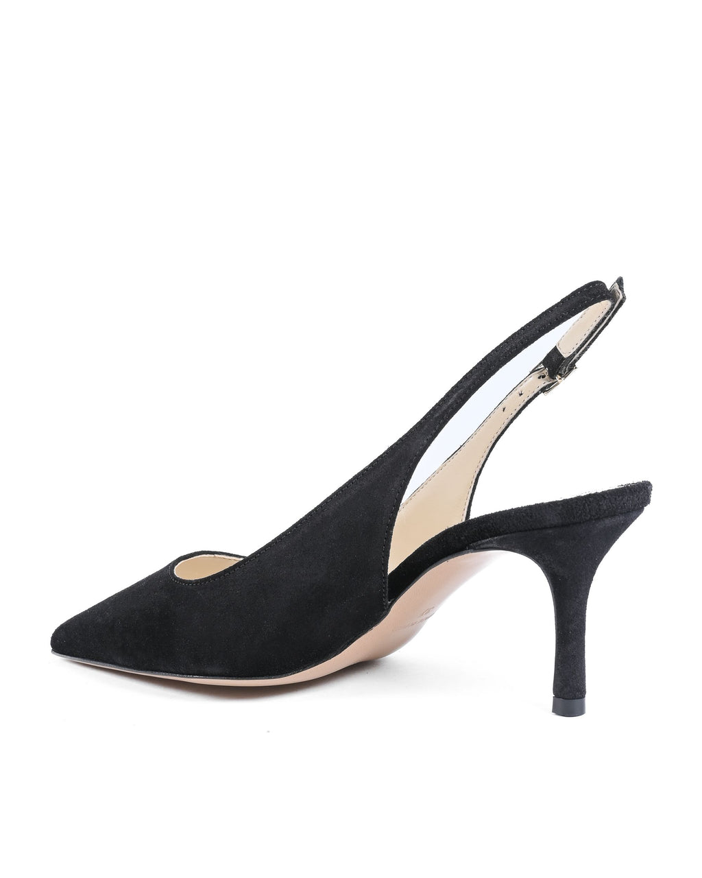 19V69 Italia Sandalia de tacón para mujer negra CHA65 ESTAMPADO NEGRO