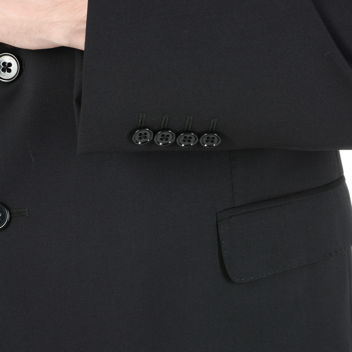 Armani Collezioni Mens Suit Black