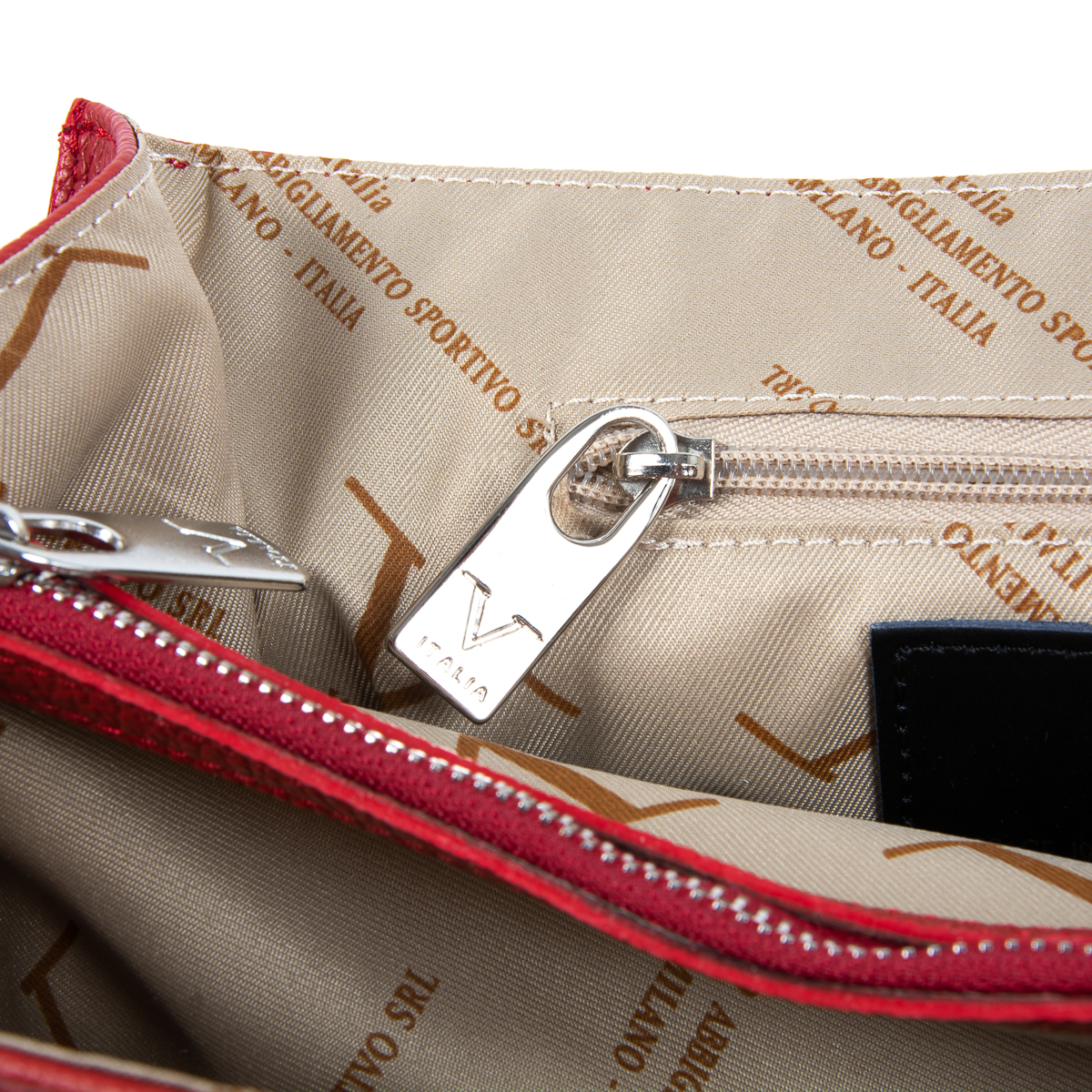V 1969 Italia Womens Handbag Red ELLY