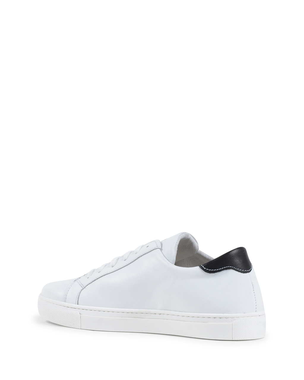 19V69 Italia Zapatilla Hombre Blanco Negro 035 VITELLO BIANCO NERO
