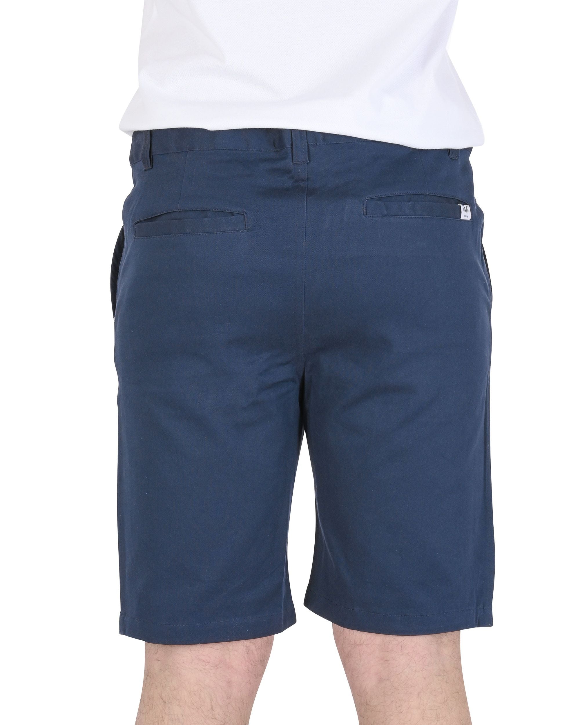 Bermudas italianas para hombre 19V69 BERGAMO AZUL MARINO