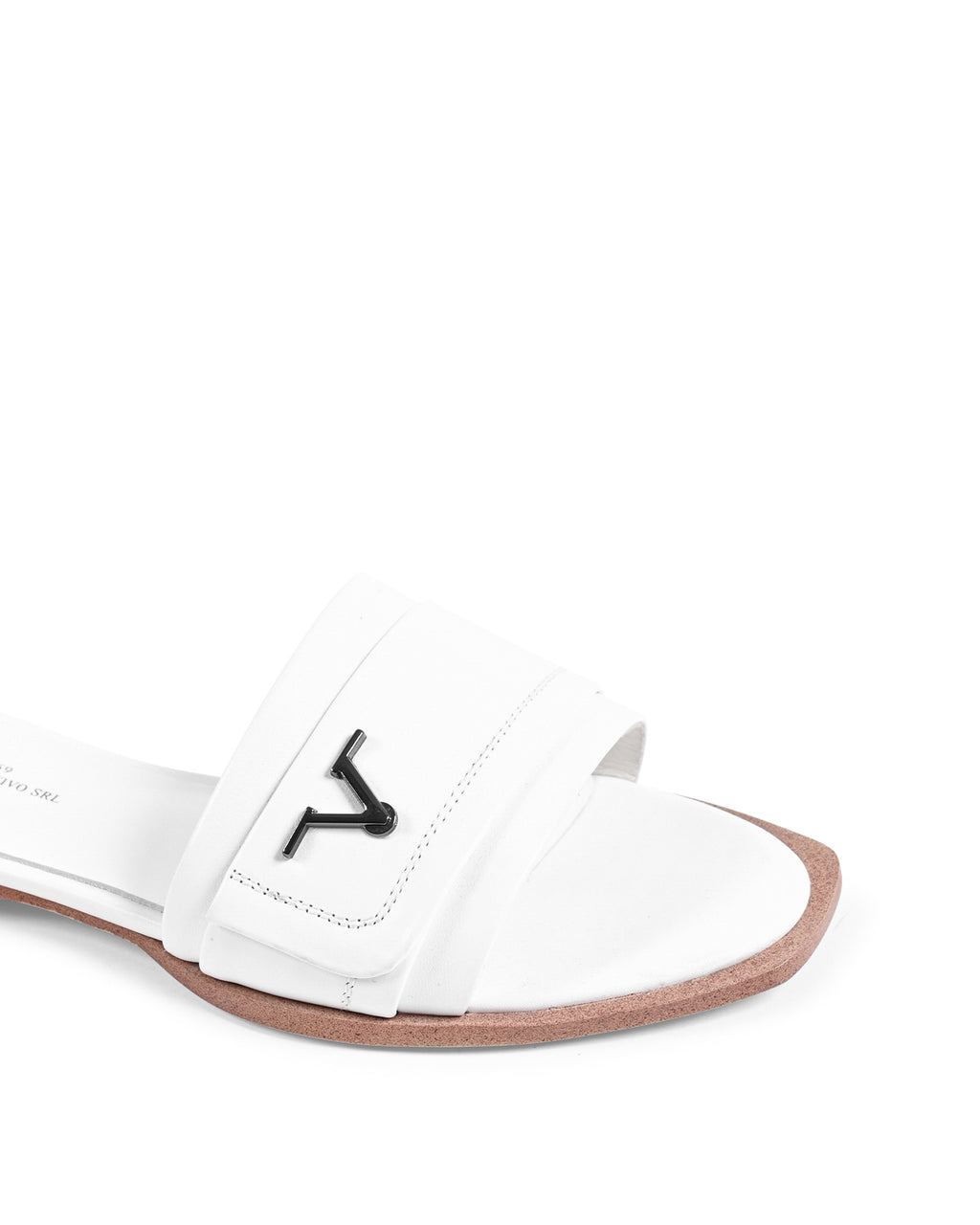 19V69 Italia Sandalia para mujer blanca AM NW98-60 BLANCO