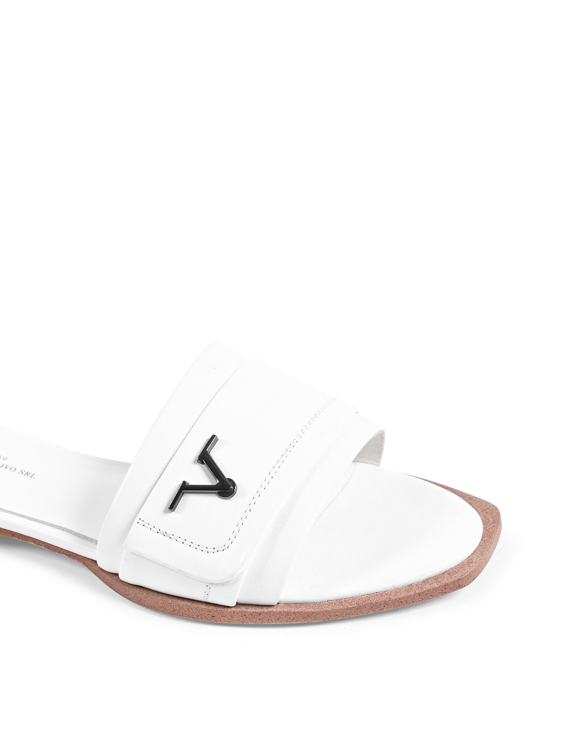 19V69 Italia Sandalia para mujer blanca AM NW98-60 BLANCO