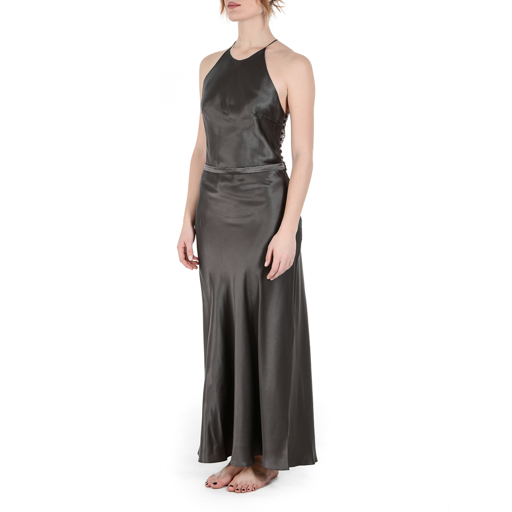 La Perla Top Womens Night Gown Dark Grey