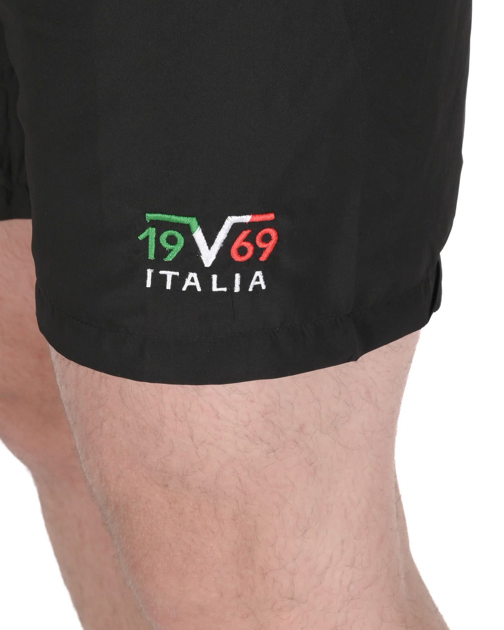19V69 Italia Mens Swimwear Trunk VSC1MBM05 BLACK