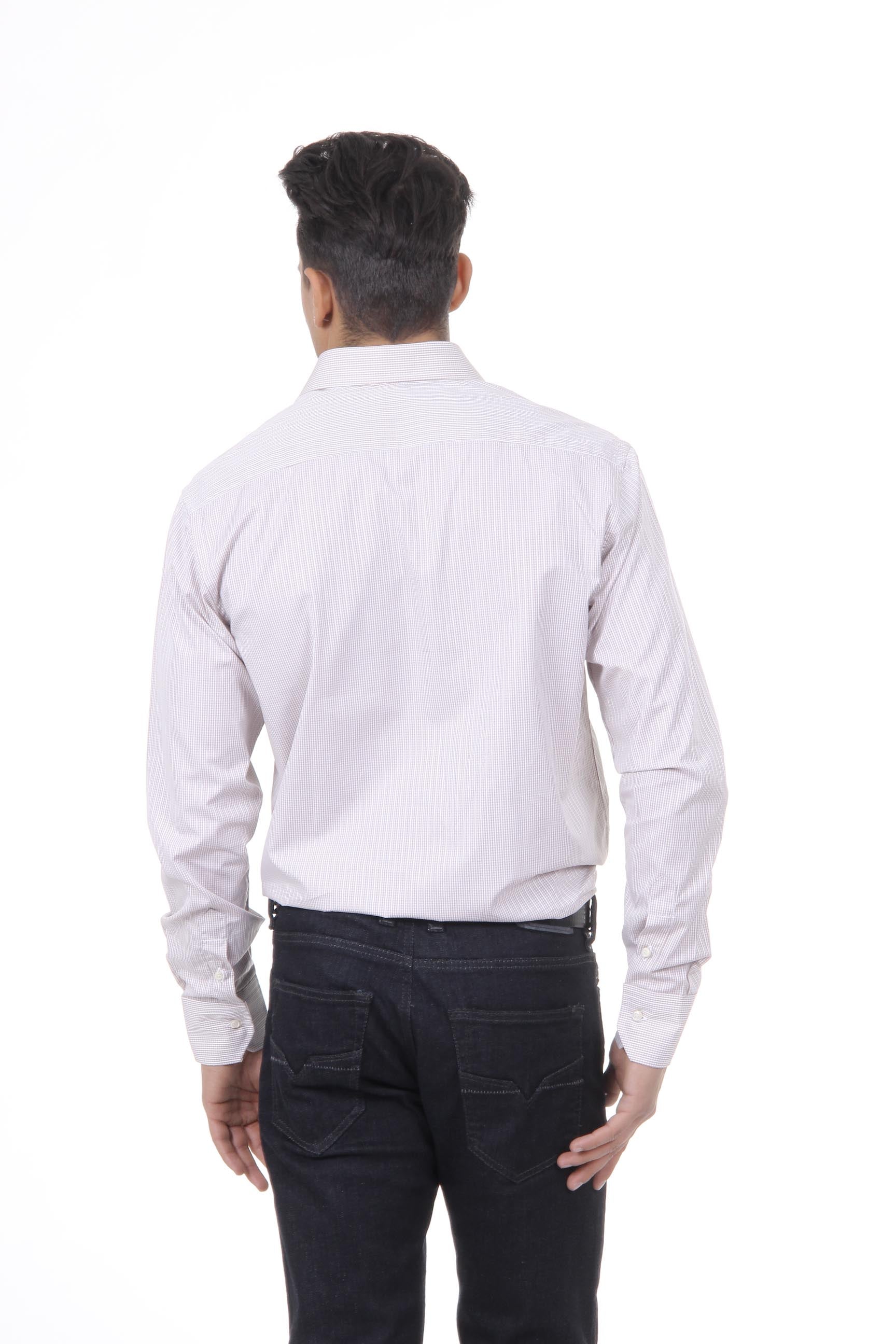 Camisa clásica moderna de corte italiano para hombre V 1969, talla 377, VAR. 213