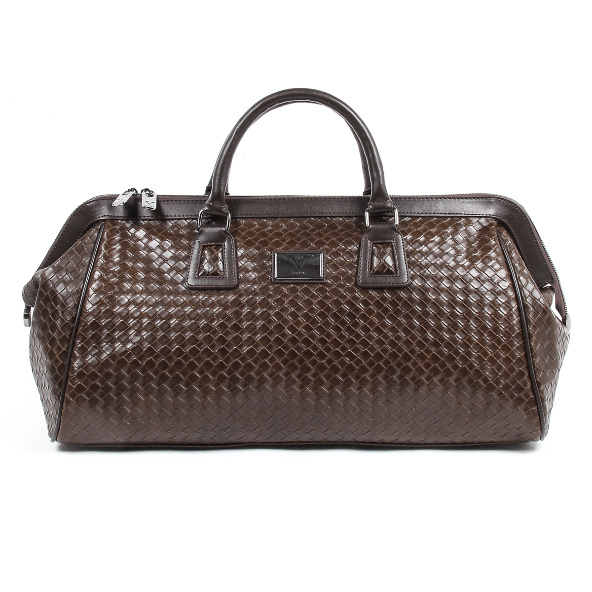 V 1969 Italia Bolso de mano para hombre marrón WILLY