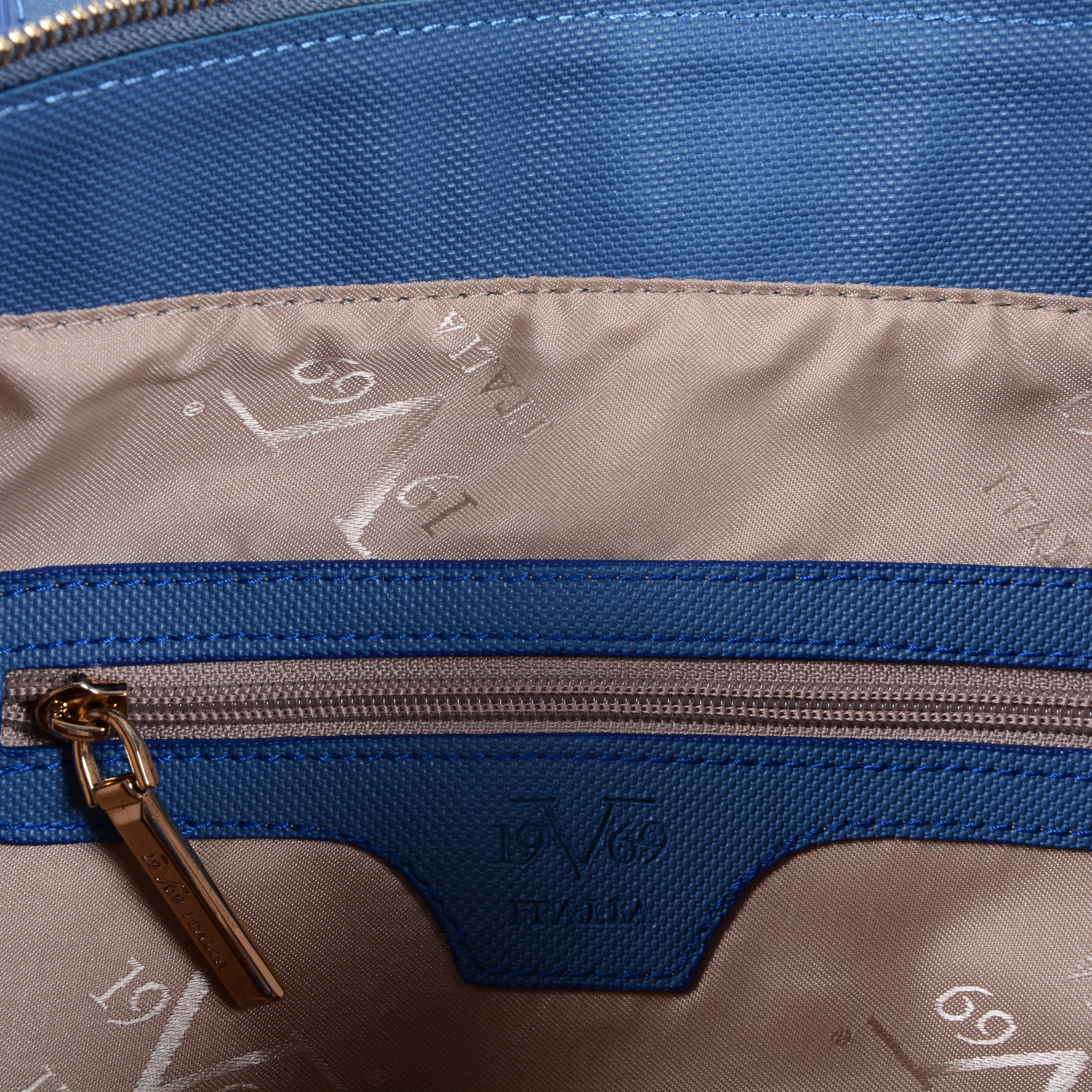 V Italia Womens Handbag Blue 3301 BLUE