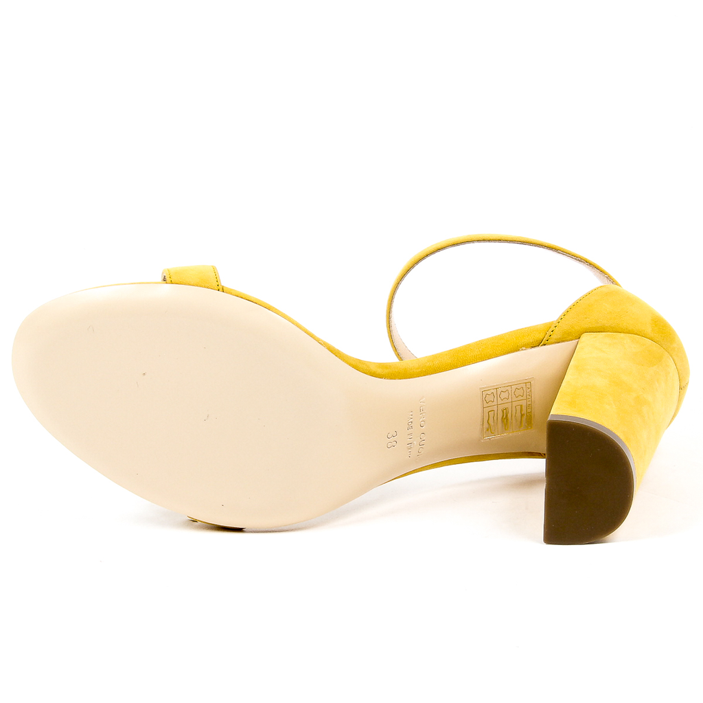 Andrew Charles Womens Sandal Yellow EMMA