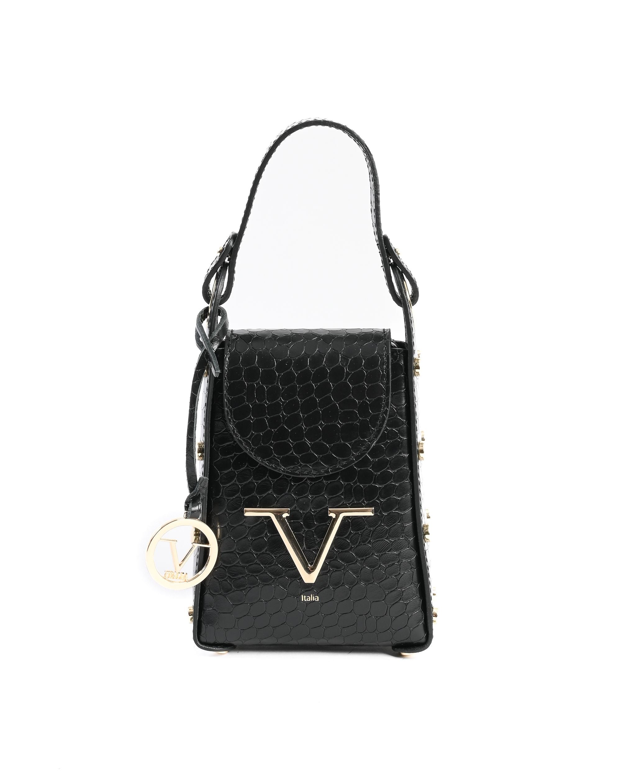 Minibolso V Italia para mujer, negro, V16-COC-BLK