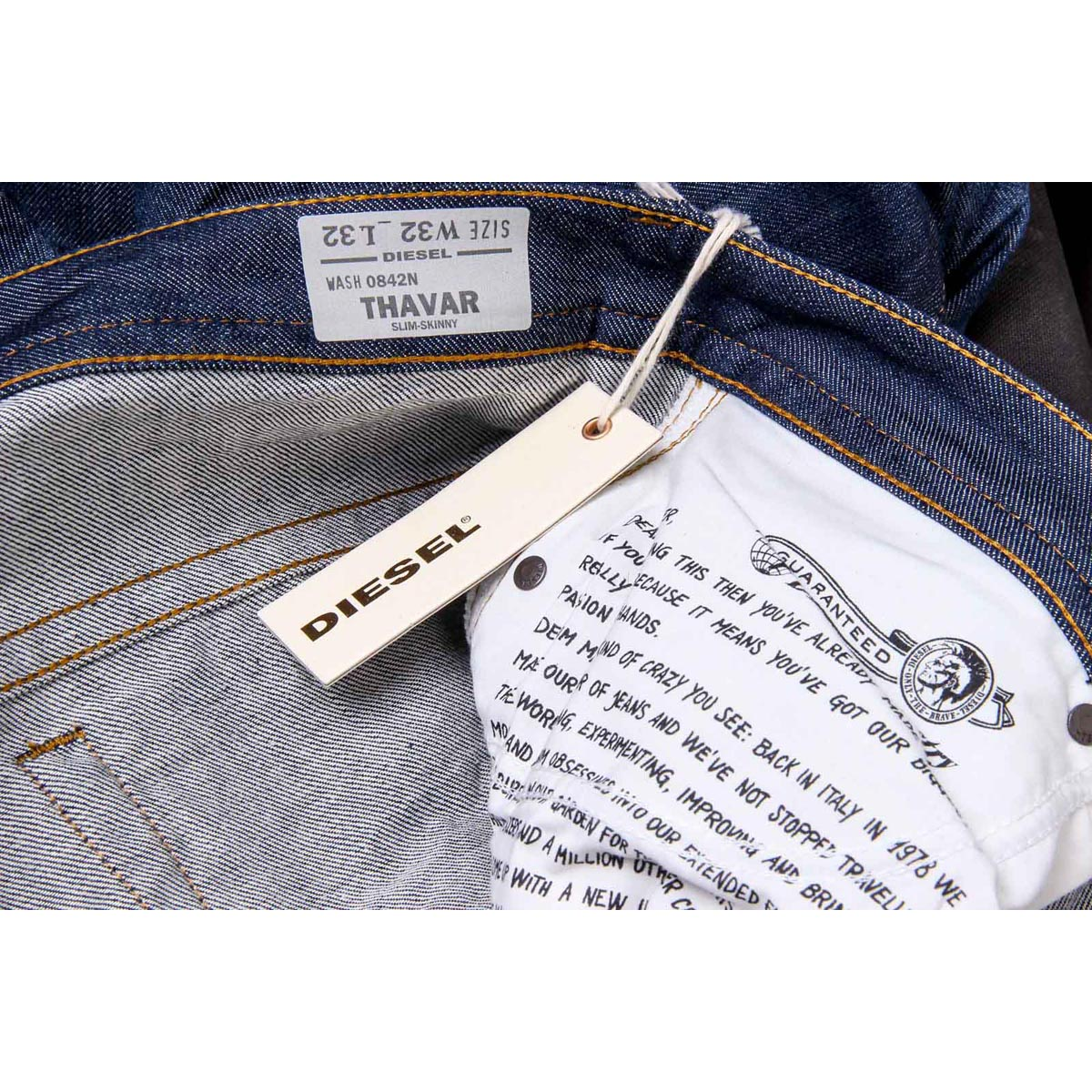 Vaqueros Diesel Hombre THAVAR 0842N L.32