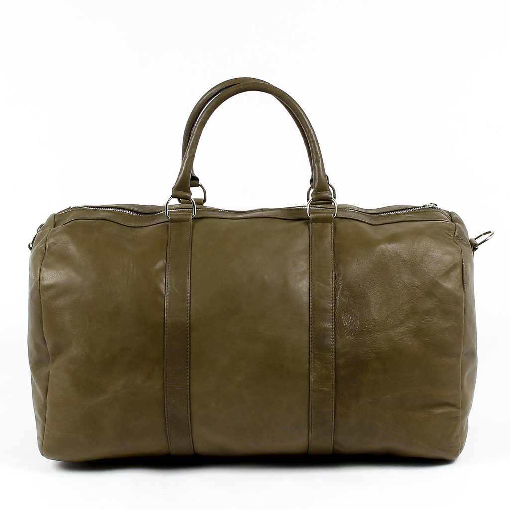 V 1969 Italia Mens Sport Bag Dark Green BERLINO