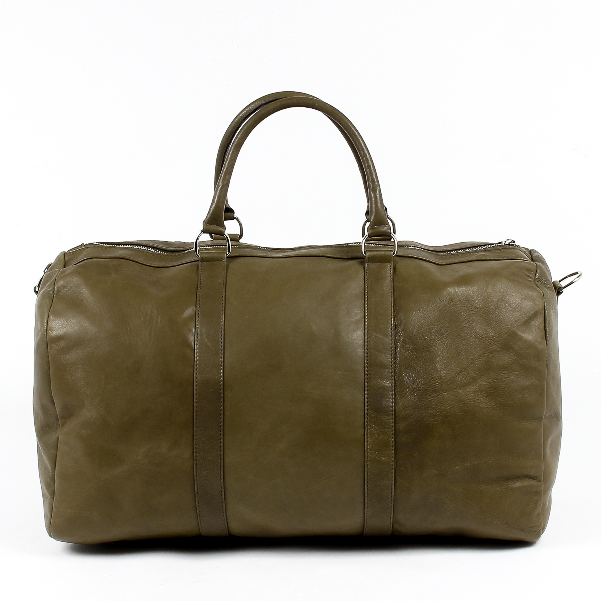 V 1969 Italia Mens Sport Bag Dark Green BERLINO