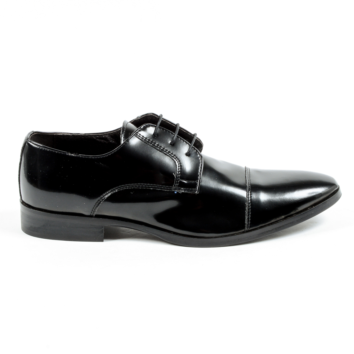V 1969 Italia Zapato clásico para hombre Negro CORONA